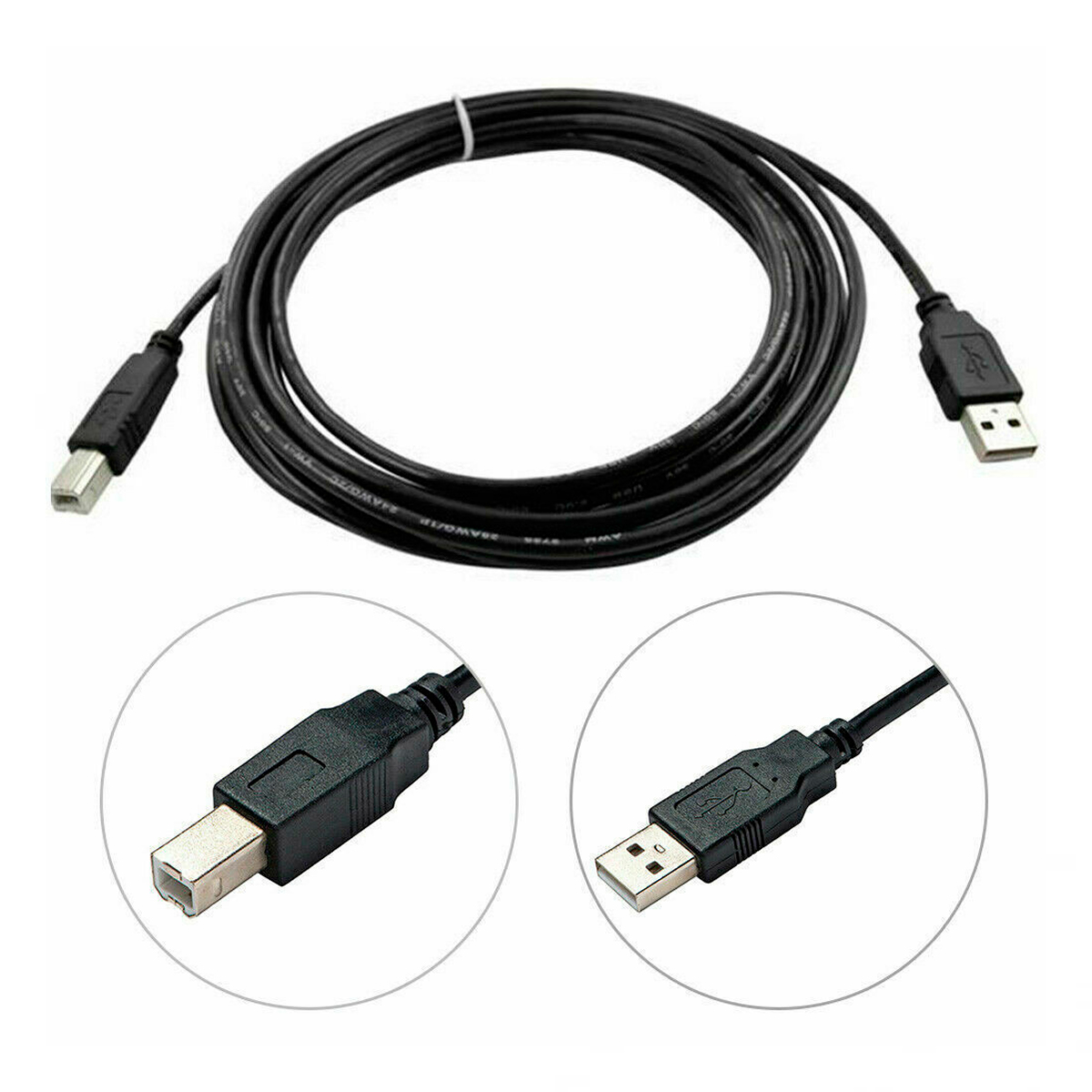 Cable Para Impresora USB 2.0 – 10 Mts - M y M Suministros