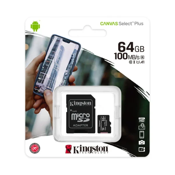 Memoria MicroSD 64GB Kingston