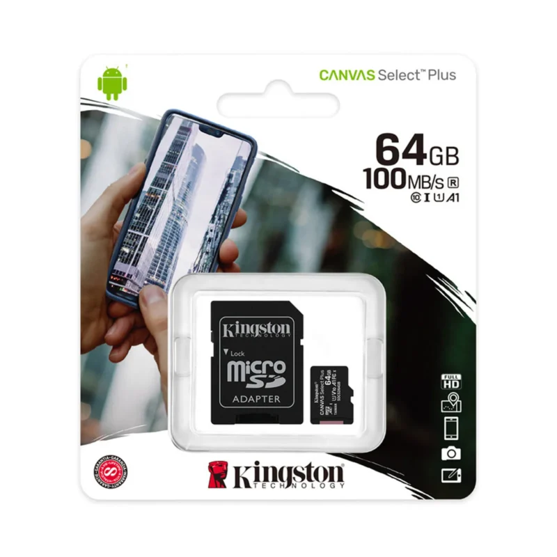 Memoria MicroSD 64GB Kingston