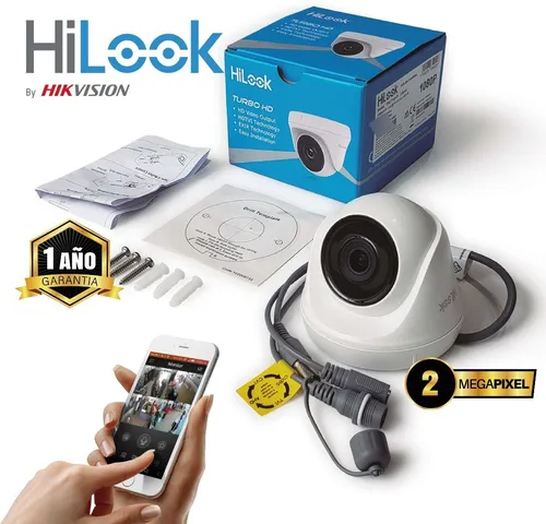 Camara Videovigilancia Hilook 2 Mpx Domo Ref T120Pc